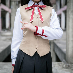Women and Kids Fate Stay Night Costume Rin Tohsaka Cosplay School Uniform Full Sets