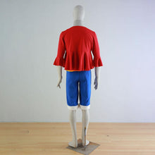 Load image into Gallery viewer, Men and Children One Piece Costume Monkey D Luffy Cosplay Sets