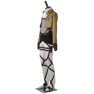 Mens Attack On Titan Costume Levi Ackerman Cosplay Battle Full Set Costume
