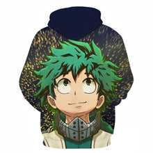 Load image into Gallery viewer, Mens My Hero Academia Printed Pullover Trainning Suit Hoodie Sweatshirt