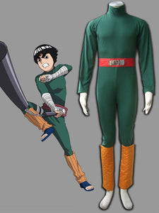 Naruto Shippuden Rock lee Cosplay Set Costume
