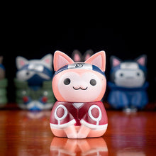 Load image into Gallery viewer, 8Pcs 7cm Cat Cosplay Naruto Figure Naruto Itachi Sasuke Sakura Kakashi Cute Chibi Toys