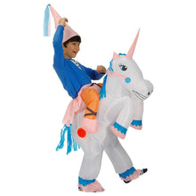 Load image into Gallery viewer, Inflatable Horse Bull Unicorn Cosplay Costume Halloween Christmas Party For Kids
