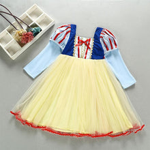 Load image into Gallery viewer, High Quality Princess Costume Snow White Dress With Accessories For Girls Party