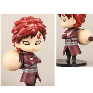 6PCS 8cm Naruto Figure Cute Chibi Naruto Gaara Itach Sasuke Jiraiya Figure Toys