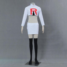 Load image into Gallery viewer, Women and Kids Pokemon Costume Team Rocket Jessie Cosplay Full Sets