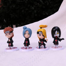 Load image into Gallery viewer, 12Pcs 8cm Naruto Figure Akatsuki Members Itachi Orochimaru Madara Figure Cute Chibi Toys
