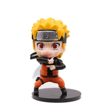 Load image into Gallery viewer, 6Pcs 9cm Cute Chibi Naruto Figure Naruto Gaara Itachi Kakashi Figure Toys