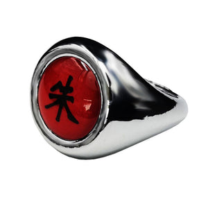 10PCS Naruto Accessories Akatsuki Membermetal Ring Accessory Set With Box