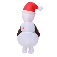 Load image into Gallery viewer, Inflatable Snowman Cosplay Costume Halloween Christmas Party For Adults