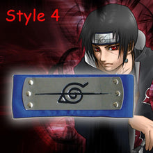 Load image into Gallery viewer, 18 Styles Naruto Kakashi Accessories Cosplay Costumes HeadBands