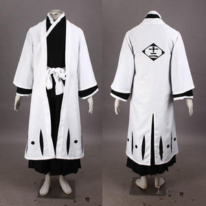 Men and Children Bleach Costume Kurotsuchi Mayuri Cosplay Kimono Full Outfit