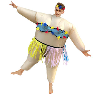 Inflatable Hula Dance Cosplay Costume Halloween Christmas Party For Adults