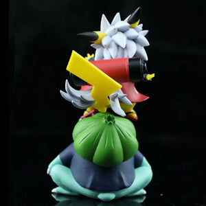 12cm Cute Chibi Naruto Figure Pikachu Cosplay Jiraiya Frog Figure Toys With Box
