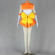 Load image into Gallery viewer, Sailor Moon Costume Sailor Venus Aino Minago Cosplay Full Fight Sets For Women and Kids