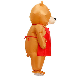 Inflatable Teddy Bear and Hello Kitty Cosplay Costume Halloween Christmas Party For Adults