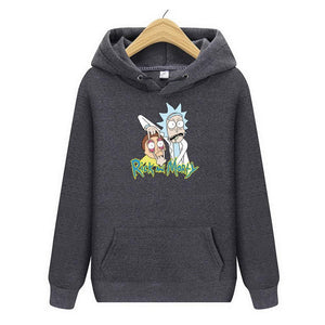 Rick and Morty Cotton Hoodies Pullover Printed Sweatshirts For Men