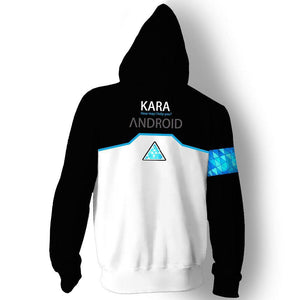 Detroit Becoming Human Connor Cosplay Costume Hoodie Jacket Sweatshirt Unisex