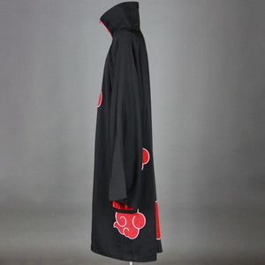 Naruto Akatsuki Uchiha Itachi Robe Cloak Coat Cosplay Halloween Costume 