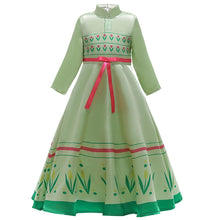 Load image into Gallery viewer, Kids Frozen Costume Princess Elsa Anna Cosplay Birthday or Party Dress With Accessories