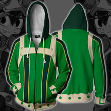 Load image into Gallery viewer, Mens My Hero Academia Printed Zippered Trainning Suit Hoodie Sweatshirt