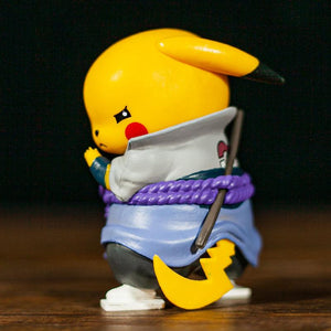 12cm Naruto Figure Pikachu Cosplay Sasuke Action Fighting Figure Toys