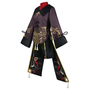 Genshin Impact Costume HuTao Cosplay Full Set Halloween Costume For Women