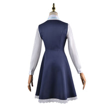 Load image into Gallery viewer, Women Spy x Family Costume Anya Forger Cosplay Navy Dress with Headdress and Stockings
