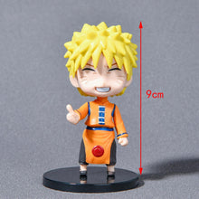 Load image into Gallery viewer, 6Pcs 9cm Naruto Figure Naruto Itachi Gaara Jiraiya Cute Chibi Figure Toys