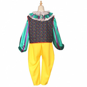 Chapter One Costume Pennywise Cosplay Yellow Suit Scary Joker Suit for Women and Kids