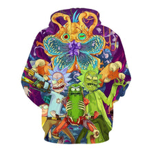 Load image into Gallery viewer, Mens Rick and Morty Hoodies Pullover 3D Printed Sweatshirts