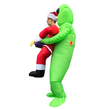 Load image into Gallery viewer, Inflatable Alien Catch Santa Claus Cosplay Costume Halloween Christmas Party For Adults