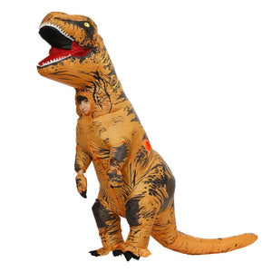 T Rex Costume Inflatable Dinosaur Cosplay Suit Halloween Dino Costume For Adults and Kids