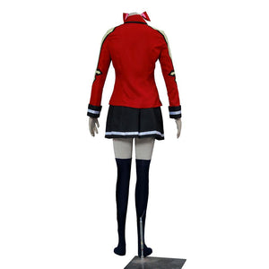 Women and Kids Fairy Tail Costume Wendy Marvell Cosplay Red Sets