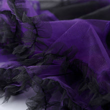 Load image into Gallery viewer, Girls Witch Costume Dress Halloween Witch Cosplay Purple Dress with Witch Headband