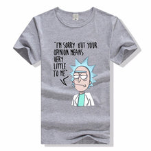 Load image into Gallery viewer, Mens Rick and Morty Cotton Tee Shirt Crew Neck Printed Summer Casual Tops
