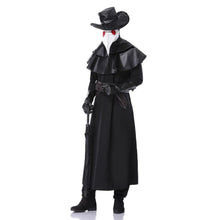 Load image into Gallery viewer, Plague Doctor Costume Steampunk Style Medieval Plague Doctor Cosplay Set For Halloween Party