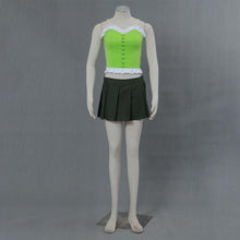 Load image into Gallery viewer, Women and Kids Fairy Tail Costume Lucy Heartfilia Cosplay Green Sets