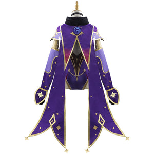 Genshin Impact Costume Astrologist Mona Megistus Cosplay Full Set Halloween Costume For Women