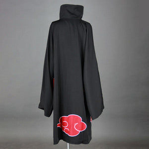 Naruto Akatsuki Uchiha Itachi Robe Cloak Coat Cosplay Halloween Costume 