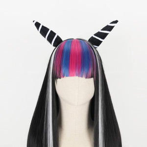 Danganronpa Costume Mioda Ibuki Cosplay Wig Heat Resistant Sythentic Hair