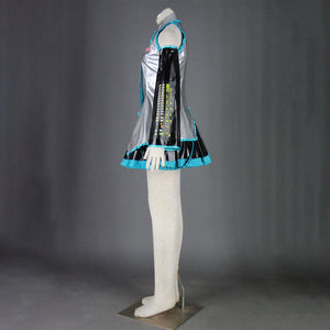 Vocaloid Costume Hatsune Miku Cosplay Set 2nd Version For Women and Kids