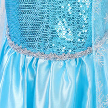 Load image into Gallery viewer, Kids Frozen Costume Princess Elsa Cosplay Birthday or Party Dress With Accessories