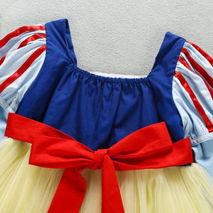 High Quality Princess Costume Snow White Dress With Accessories For Girls Party