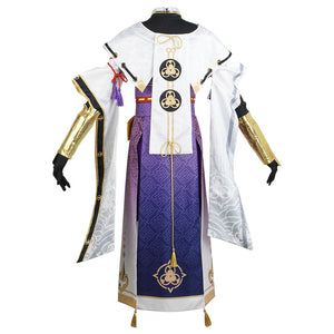 Genshin Impact Costume Kujou Sara Cosplay Full Set Halloween Costume For Women