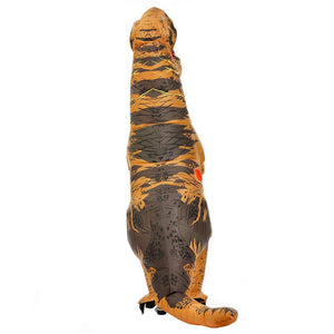 T Rex Costume Inflatable Dinosaur Cosplay Suit Halloween Dino Costume For Adults and Kids