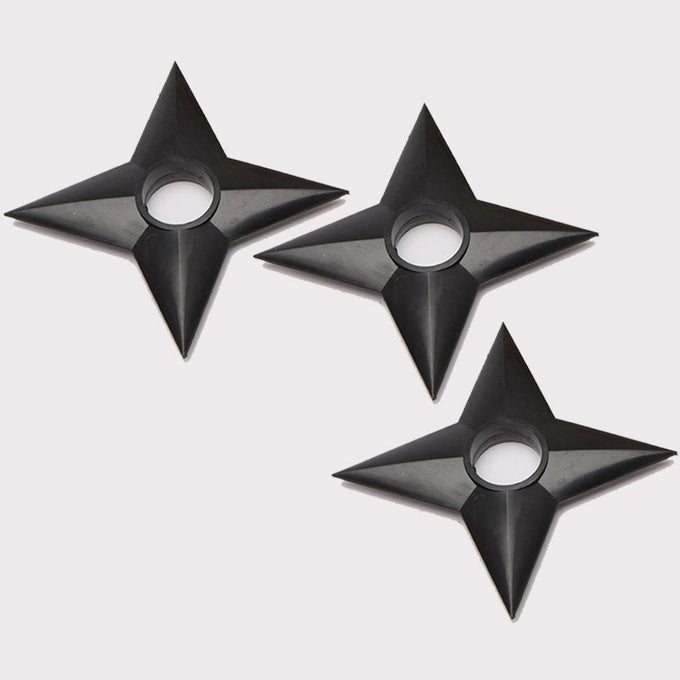 3 Pcs Ninja Weapons Naruto Shuriken Throwing Plastic Toy