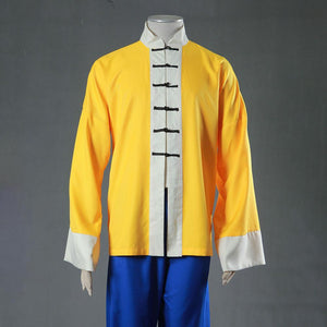 Men and Kids Dragon Ball Costume Master Roshi Cosplay Yellow Suit Sets