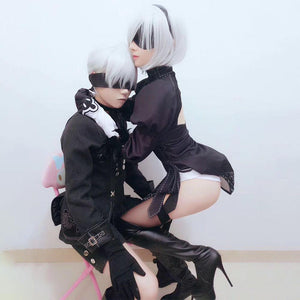 NieR:Automata Costume YoRHa No.2 Type B Cosplay Set For Kids and Women