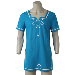 Mens The Legend Of Zelda Breath Of The Wild Link High Quality Cosplay Costume